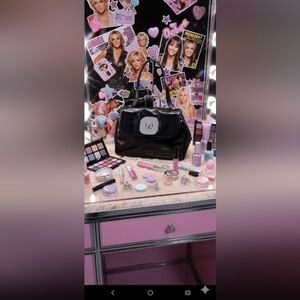 Longchamp Black Leather Logo Shoulder Bag